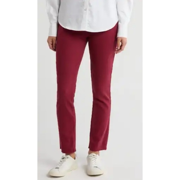 Frank & Eileen Derry Illusion Pull-On Pant Off Cranberry Red